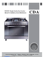 CDA RC 9301 Manual For Installation, Use And Maintenance