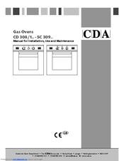 CDA SC309 Series Manual For Installation, Use And Maintenance