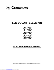 Changhong Electric LT2612E Instruction Manual