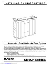CHIEF CM6QH SERIES Installation Instructions Manual