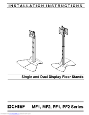 CHIEF MF1 Series Installation Instructions Manual