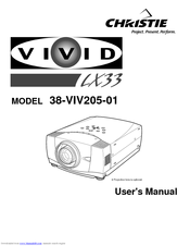 Christie VIVID 38-VIV205-01 User Manual