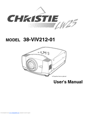 Christie 38-VIV212-01 LW25 User Manual
