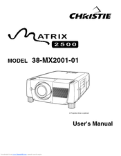 Christie Matrix 2500 38-MX2001-01 User Manual