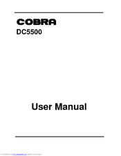 Cobra DC5500 User Manual