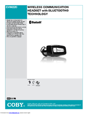 Coby CVM220 Brochure