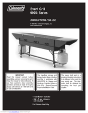 Coleman 9995- Series Instructions For Use Manual