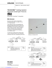 Armstrong Ceiling Systems TechZone Specification Sheet