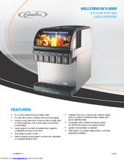 Cornelius Millennium II 6000 Technical Specifications