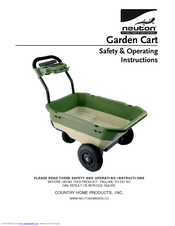 Neuton Garden Cart Safety And Operating Instructions Manual