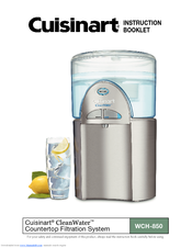 Cuisinart Clean Water WCH-850 Instruction Booklet