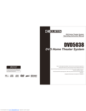 Curtis DVD5038 Operating Instructions Manual