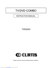 Curtis TVD2000 Instruction Manual
