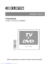 Curtis TVD2000A Owner's Manual