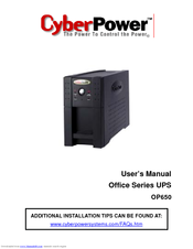 CyberPower OP650 User Manual