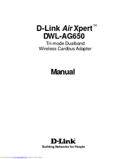 D-Link AirPro DWL-A650 Manual