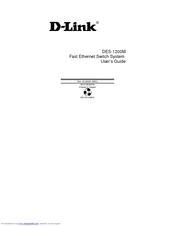 D-Link DES-1200M User Manual