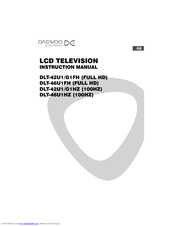Daewoo DLT-42U1/G1FH Instruction Manual