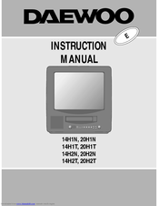 Daewoo 20H2T Instruction Manual