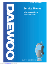 Daewoo KOR-63D59A Service Manual