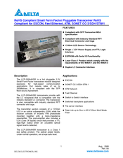 Delta Electronics LCP-200A4HSR Specifications