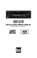 Dual XD1215 Installation & Owner's Manual