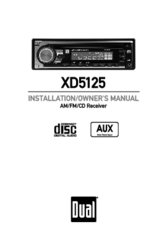 Dual Electronics Corporation XD5125 Installation Manual