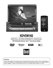 Dual Electronics Corporation XDVD8182 Installation & Owner's Manual