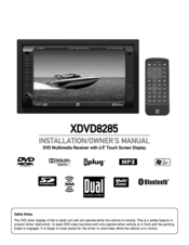 Dual Electronics Corporation XDVD8285 Installation & Owner's Manual
