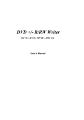 Dynex DX-DVDRW8 User Manual