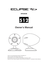 Eclipse 512 Owner's Manual