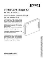 Eiki EVW-100 Owner's Manual