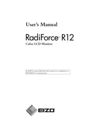 Eizo RadiForce R12 User Manual