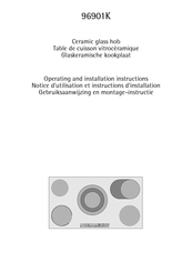 AEG 96901KFE-N Operating And Installation Instructions