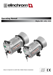 Elinchrom Style BX 400 Operating Manual