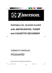 Emerson PD3500RD Owner's Manual