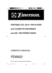 Emerson PD6922 Owner's Manual
