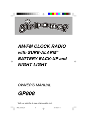 Emerson girlpower GP808 Owner's Manual