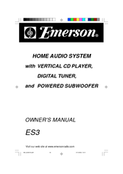 Emerson ES3 Owner's Manual