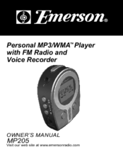 Emerson MP205 Owner's Manual