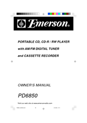 Emerson PD6850 Owner's Manual