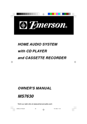 Emerson MS7630 Owner's Manual