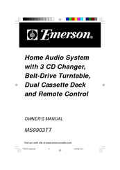 Emerson MS9903TT Owner's Manual