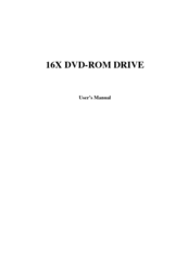 Emprex DVD-ROM Drive 16X User Manual