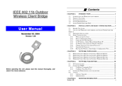 EnGenius IEEE 802.11b Outdoor Wireless Client Bridge User Manual