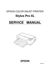 Epson STYLUS PRO XL 4004677 Service Manual