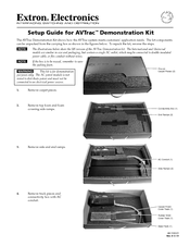 Extron Electronics AVTrac Demonstration Kit Setup Manual