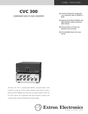 Extron electronics CVC 300 Specification Sheet