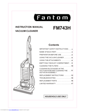 Fantom FANTOM FM743H Instruction Manual