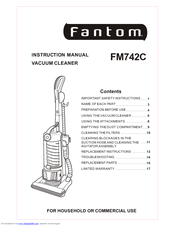 Fantom FM742C Instruction Manual